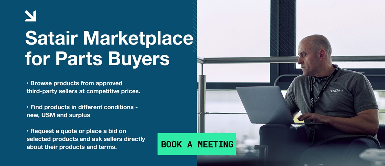 Book a meeting to learn more about Satair Marketplace
