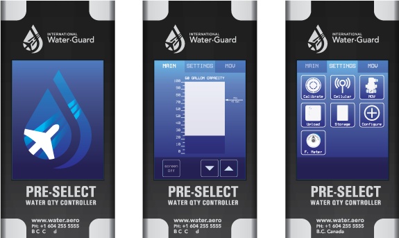 Images of International Water Guard Pre-Select dashboards